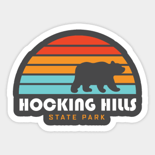 Hocking Hills State Park Bear Sunset Sticker